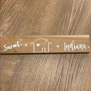 Sweet home Indiana sign